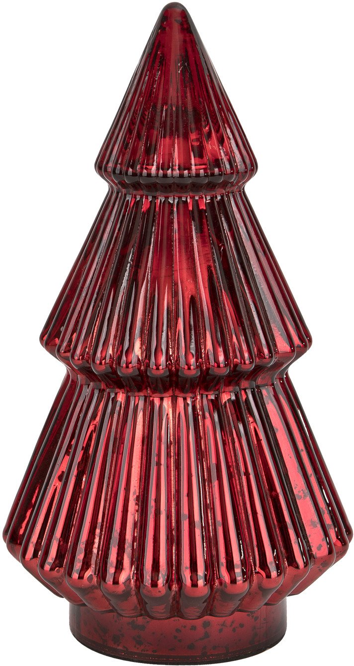 Ozdoba szklana Choinka czerwona mała 30 cm