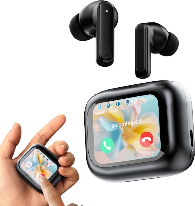 Słuchawki TWS bluetooth X10 Powerbank dotykowy ekran czarne