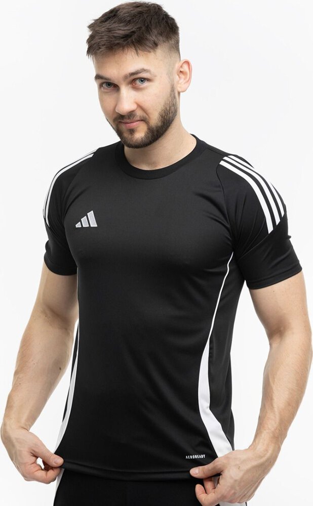 Adidas Koszulka męska adidas Tiro 24 Jersey czarna IJ7676 XL