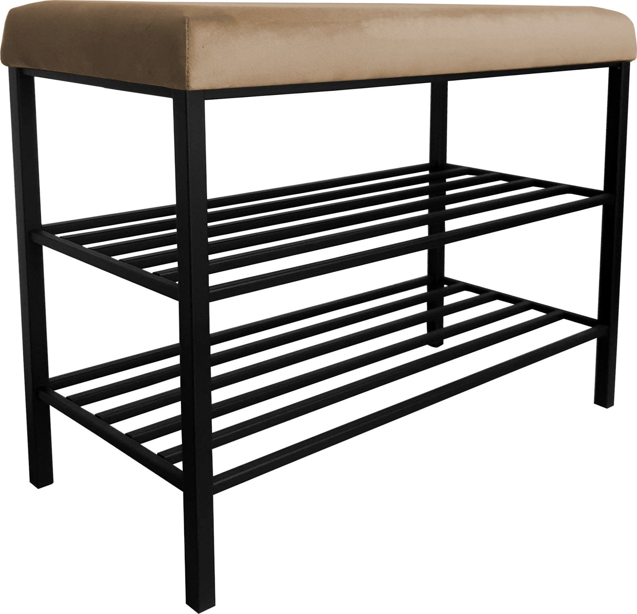 Atos Szafka na buty Regał Półka stelaż czarny MG06