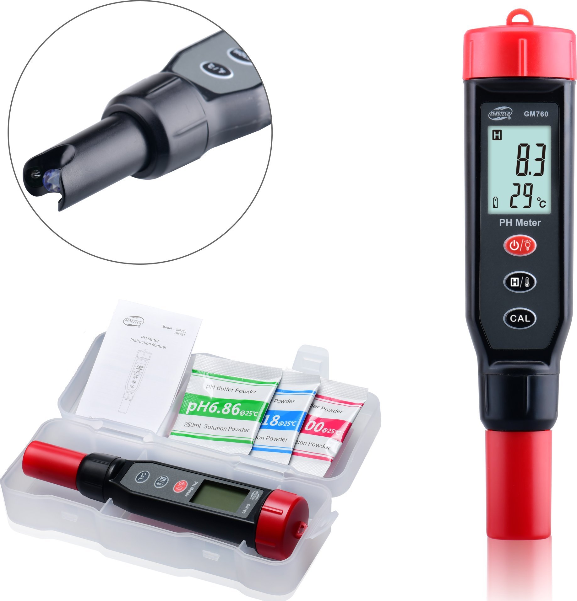 Benetech Miernik pH