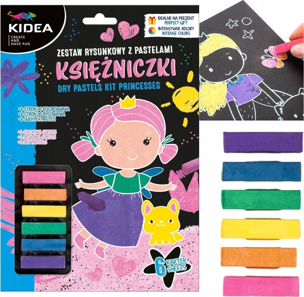 Derform ZEST RYSUNK PASTELE KSIEZNICZKA 180X260 KIDEA BC