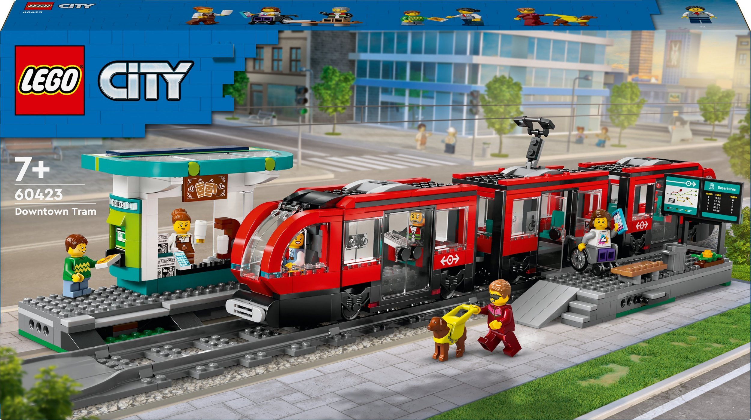 LEGO City Tramwaj miejski ze stacją (60423)