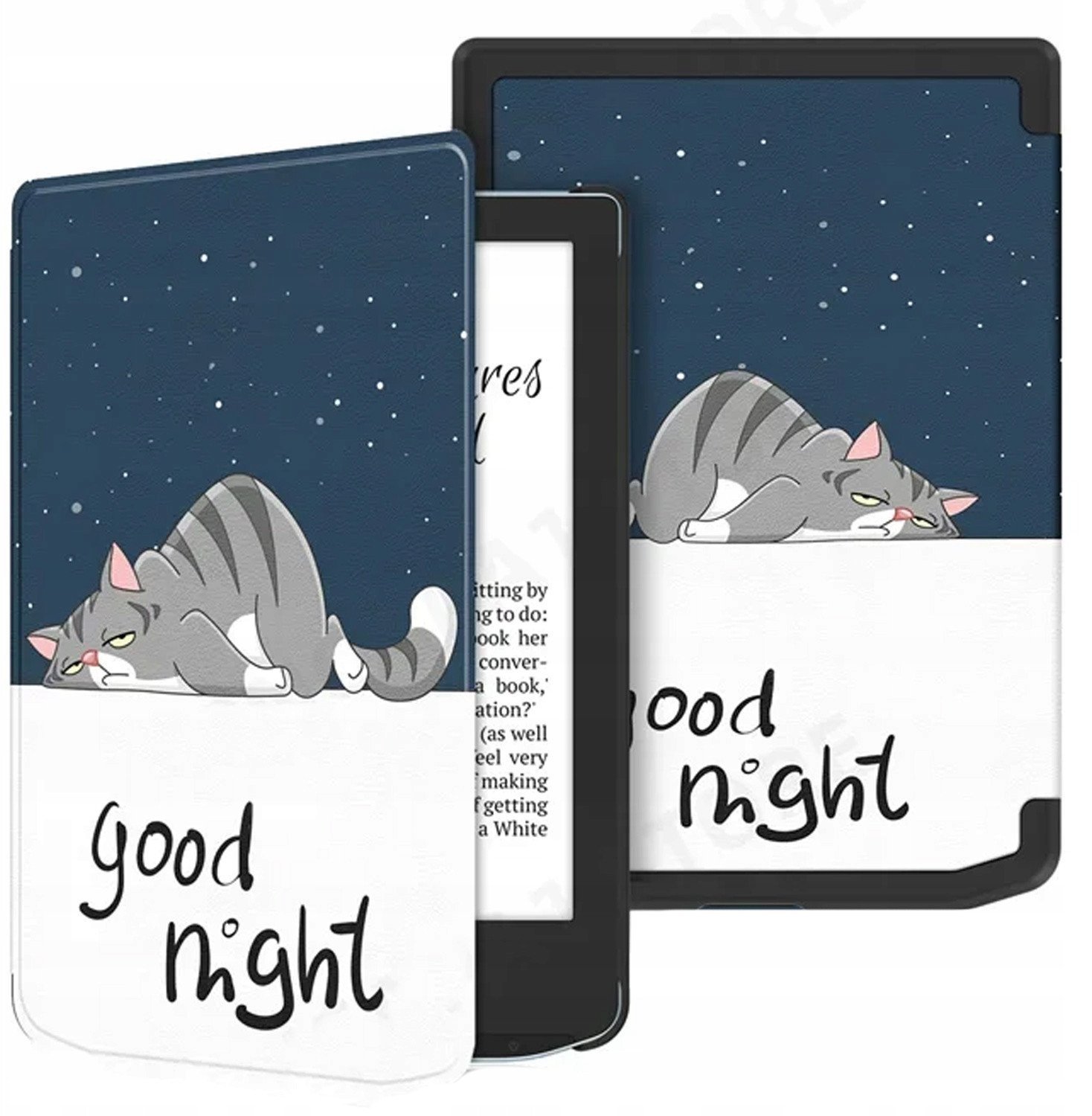 Etui Graficzne do PocketBook Verse Pro 629 634 (Snow cat)