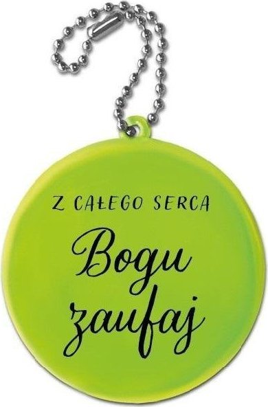 Szaron Zawieszka odblaskowa - Z całego serca Bogu zaufaj