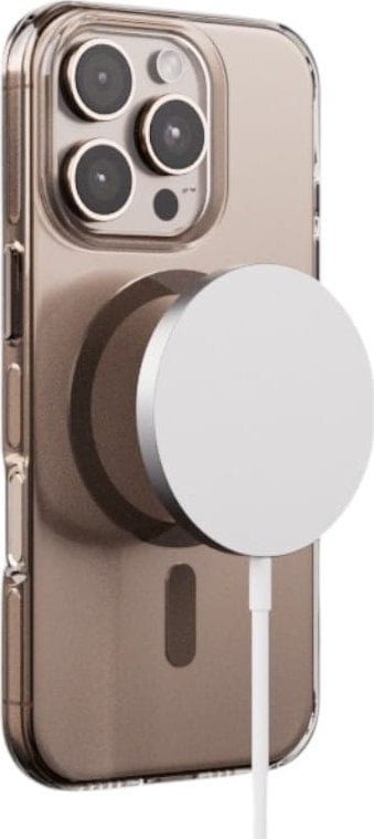 Crong Clear MAG Pro - Etui iPhone 16 Pro MagSafe (pustynny)