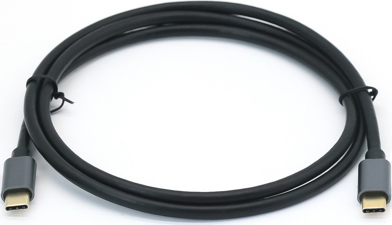 Kabel USB Equip USB-C - USB-C 1 m Czarny (128354)