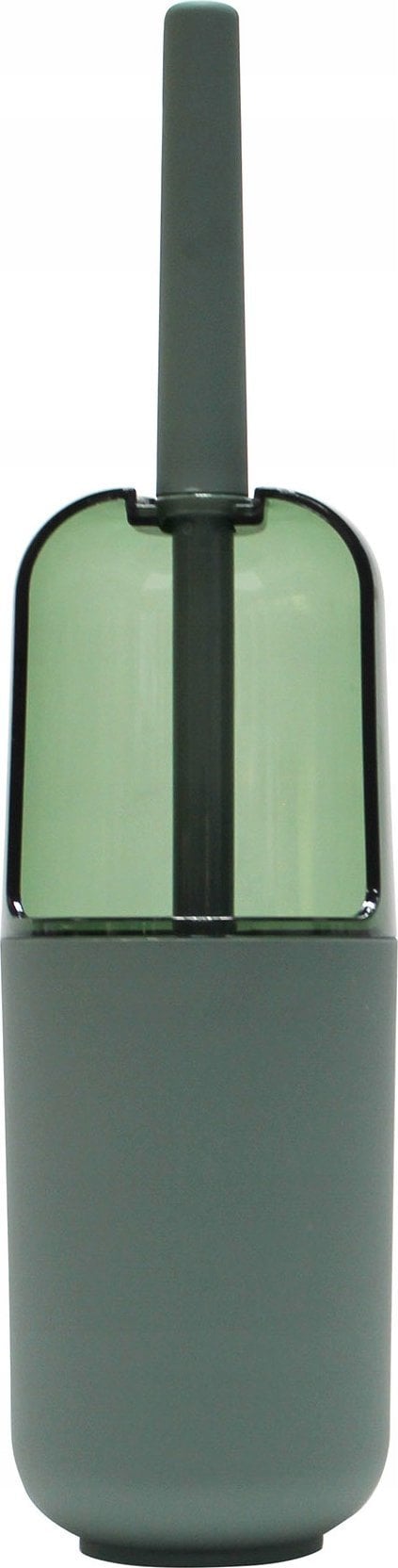 Douceur d`Interieur Szczotka do WC z plastikowym pojemnikiem, khaki,10 x 37,5 cm