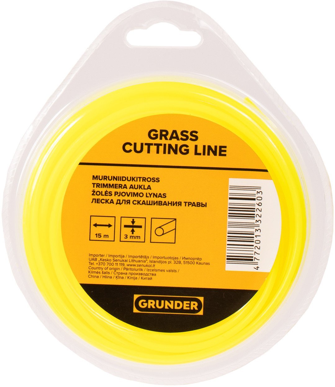 TRIMMER LINE 3.0MM 15M ROUND ECO