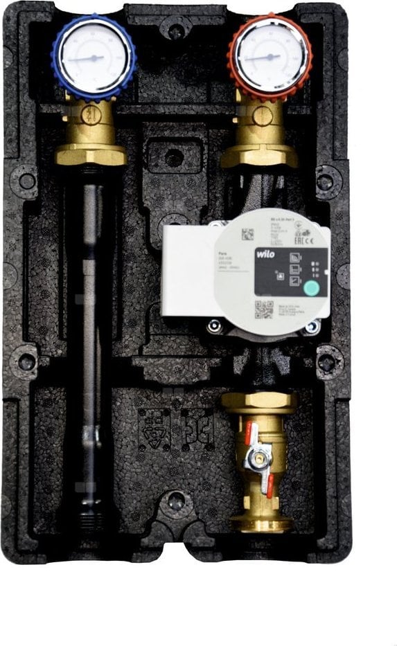 Concept Grupa SA 125-DN 25 (1") z izolacją, z pompą Wilo Yonos Para 25/6