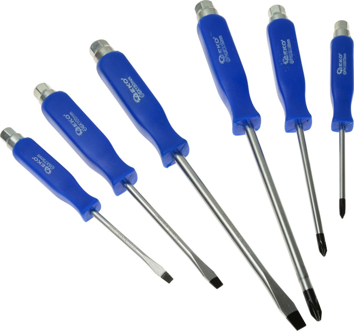 Geko Wkrętaki ślusarskie 6el. CRV (20)