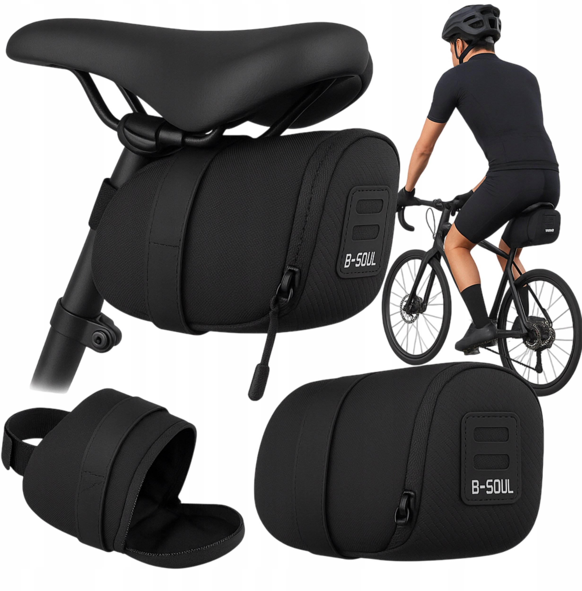 Sakwa Rowerowa Wodoodporna Torba Pod Siodełko Podsiodłowa Na Rower Tylna