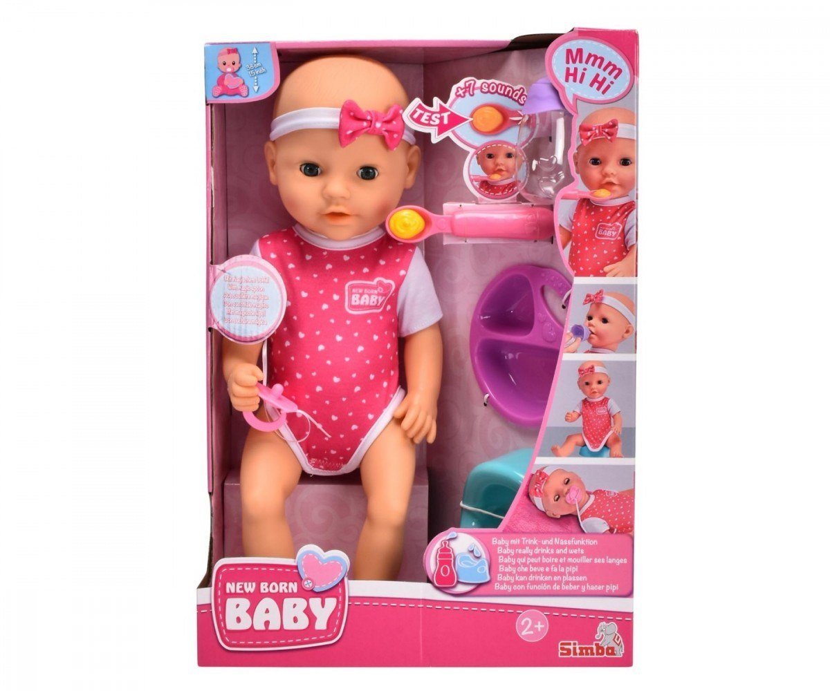 LALKA BOBAS 38CM GLODNY BOBAS INTERAKT SIMBA WB8