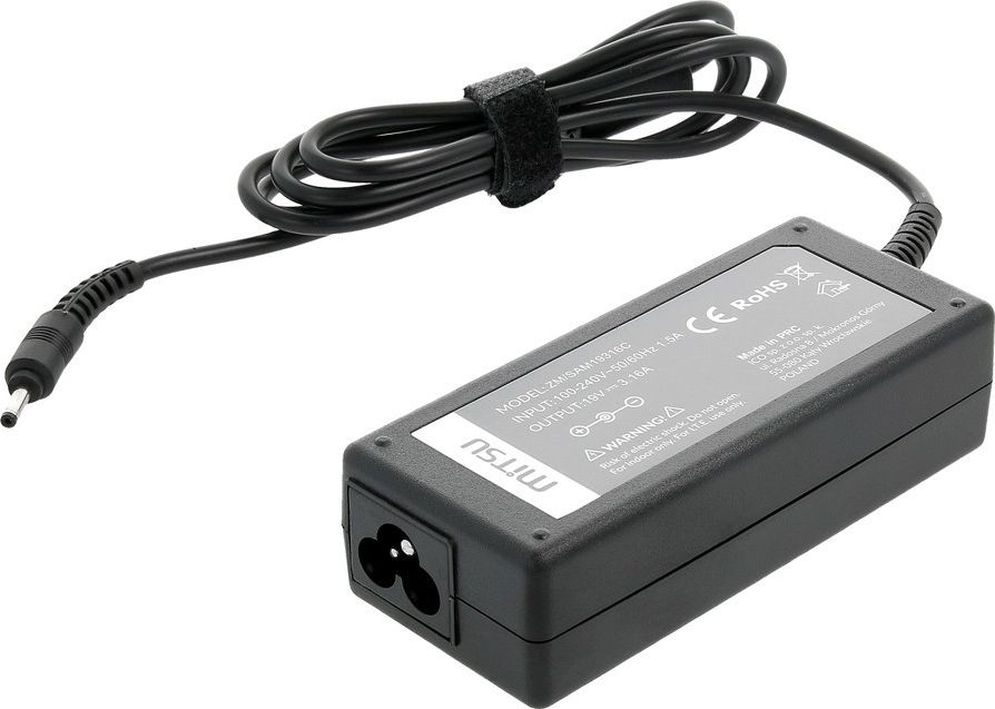 Zasilacz do laptopa Mitsu 60 W, 1.1 mm, 3.2 A, 19 V (ZM/SAM19316C)