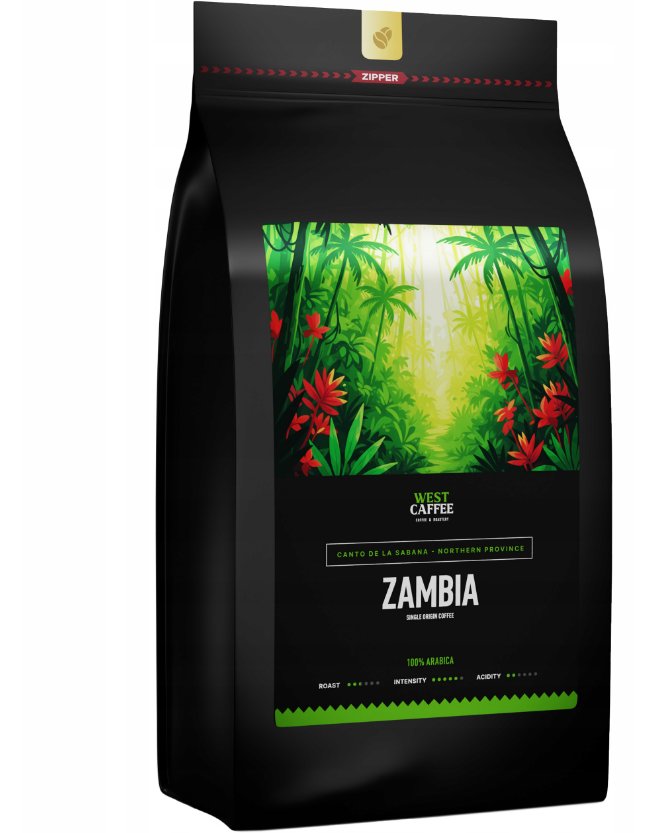 Kawa ziarnista Zambia 1kg Świeżo Palona - 100% Arabica - Canto De La Sabana