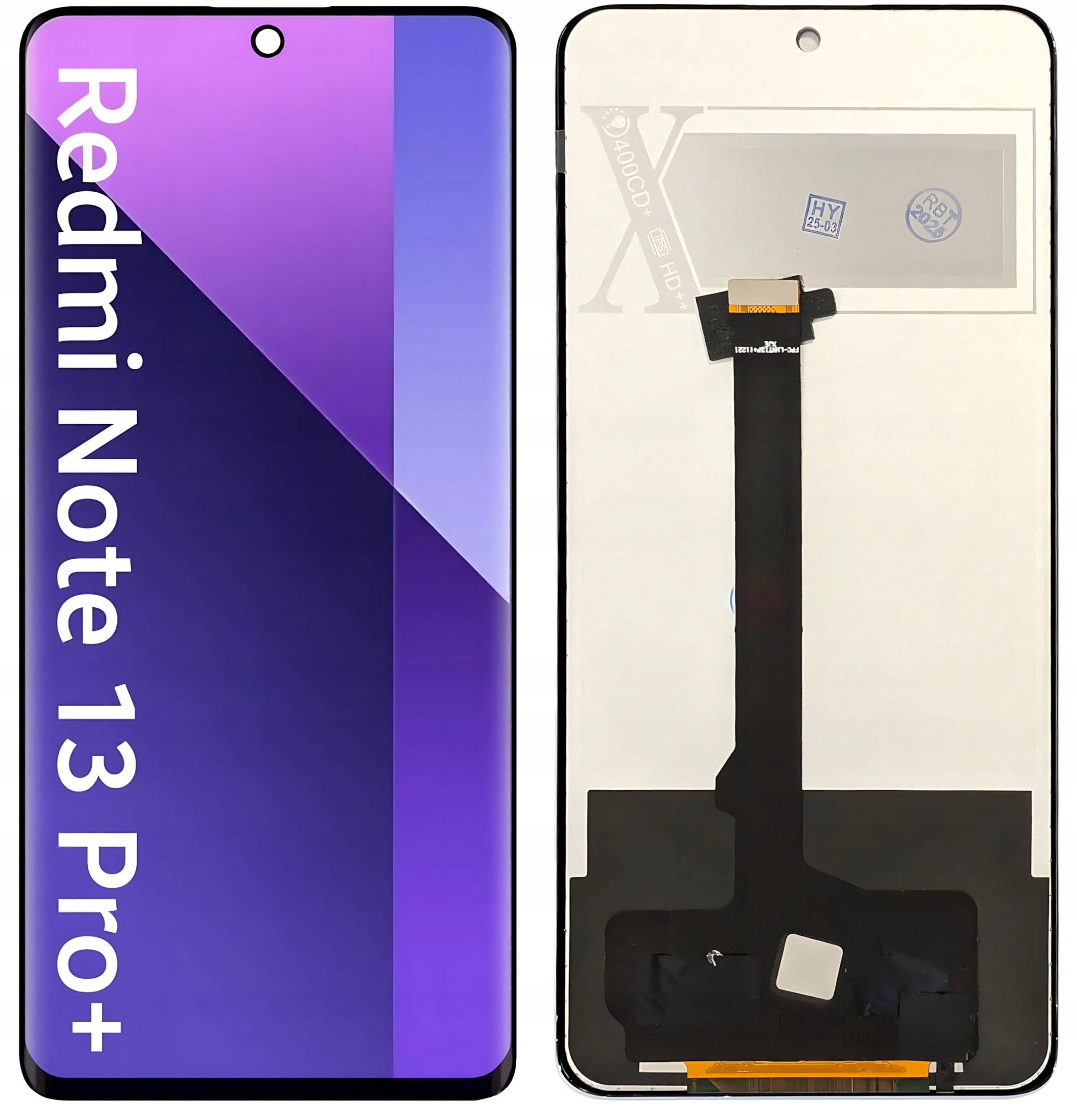 WYŚWIETLACZ EKRAN LCD SZYBKA DOTYK DO XIAOMI REDMI NOTE 13 PRO PLUS INCELL