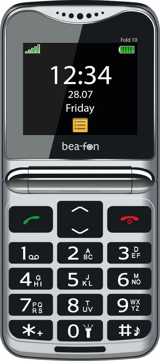 Telefon komórkowy Beafon Bea-fon Fold 10 schwarz