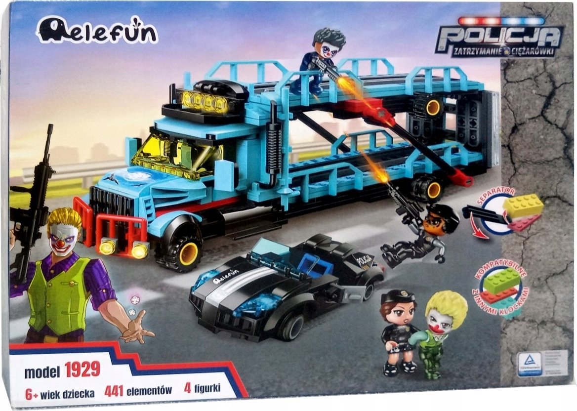 Elefun Klocki Elefun Policja - Zatrzymanie ciężarówki 1929