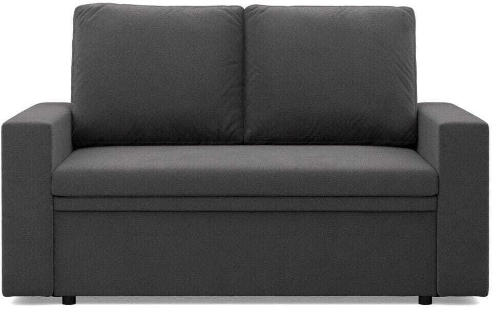 Sofa dwuosobowa, BLOM, Mikrofaza, 148x87x90 cm, szary