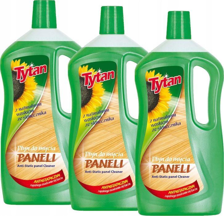 Tytan 3 x PŁYN DO MYCIA PANELI ANTYSTATYCZNY TYTAN 1kg