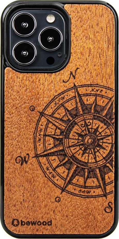 BeWood Drewniane Etui iPhone 13 Pro TRAVELER MERBAU