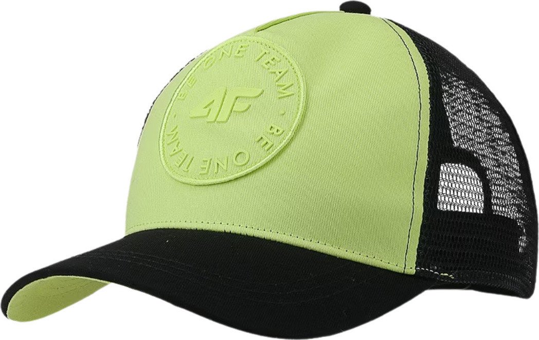 Czapka z daszkiem dla dzieci 4F U389 soczysta zieleń 4FJWSS25ACABU389 45S