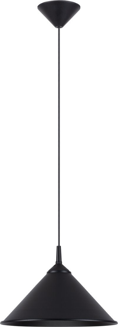 Lampa wisząca Sollux Lighting SOLLUX Lampa wisząca ZUMA czarna 1 x E27 SL.1326