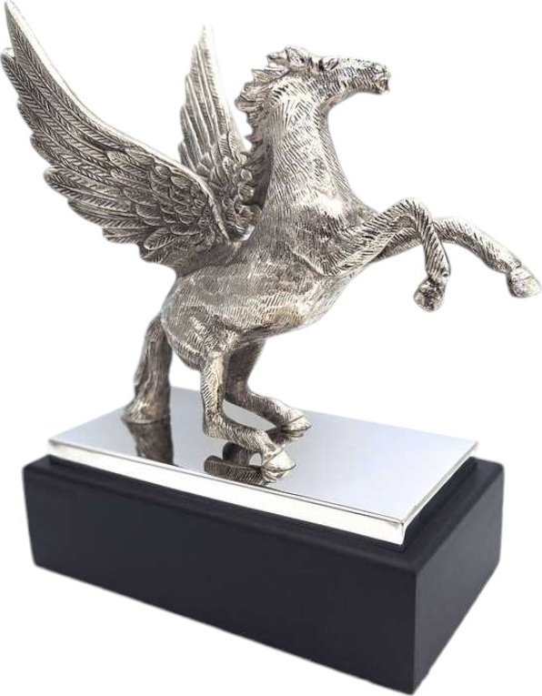 Giftdeco Pegaz - figurka aluminiowa na podstawie