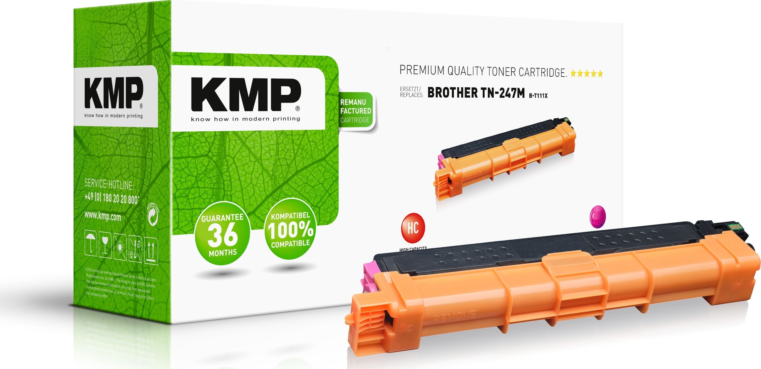 Toner KMP Toner Zamiennik Brother TN-247M, TN247M Magenta 2300 stron B-T111X (BT111X)