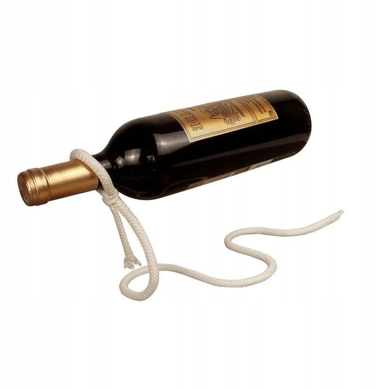 Stojak na WINO SZNUREK ALKOHOL BUTELKĘ Nowoczesny STYLOWY Prezent IMPREZĘ