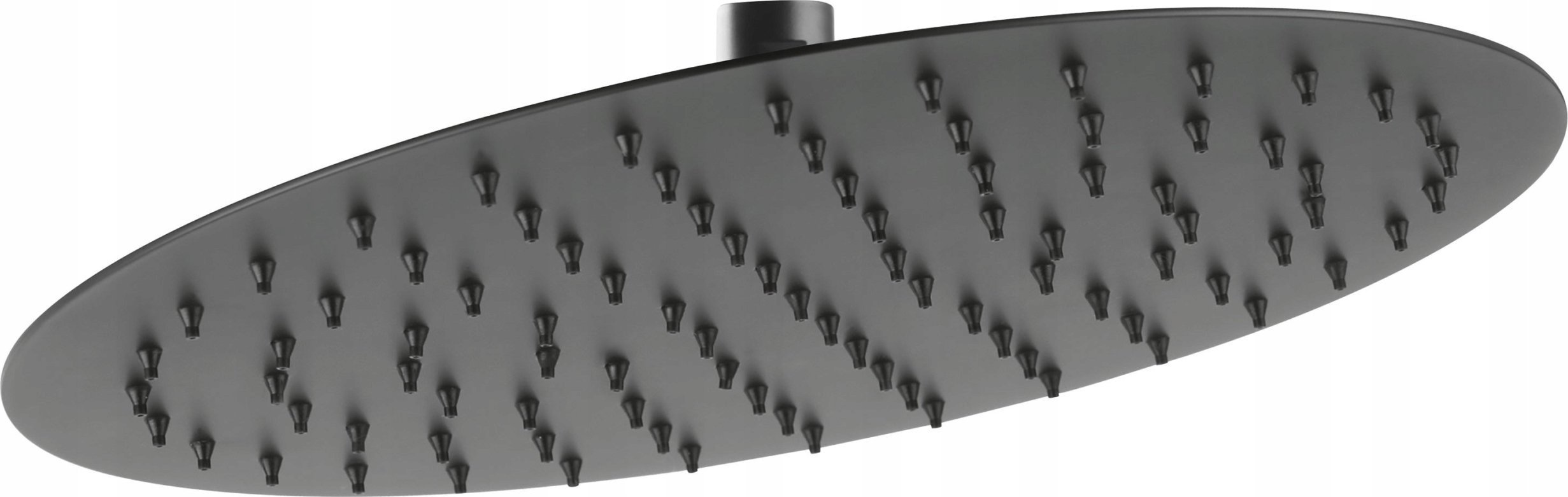 Deszczownica Ferro SLIM głowica talerzowa deszczowni okrągła 30cm, czarny