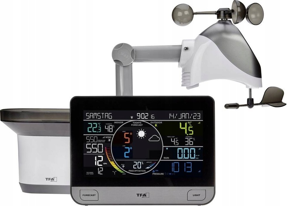 TFA TFA 35.8003 View Pro WLAN Radio controlled Weather Station