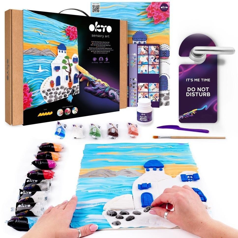 Zestaw kreatywny do modelowania 3D Santorini