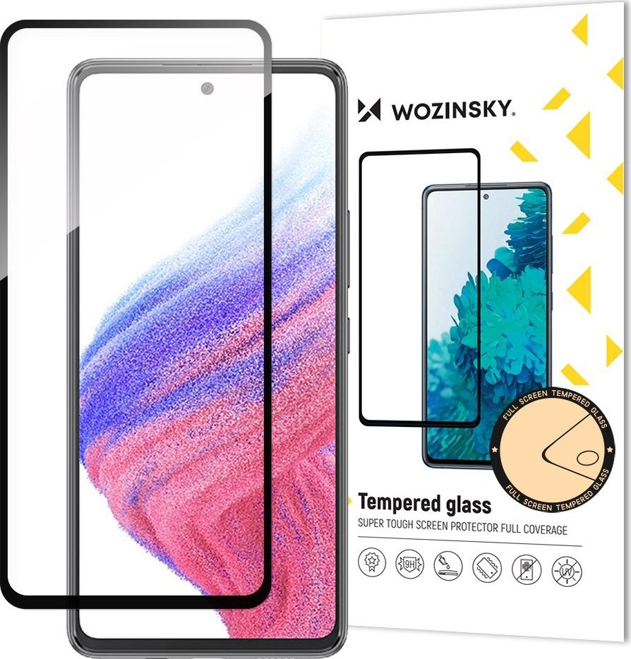 Wozinsky Wozinsky Full Glue Tempered Glass szkło hartowane Samsung Galaxy A54 5G 9H na cały ekran z czarną ramką