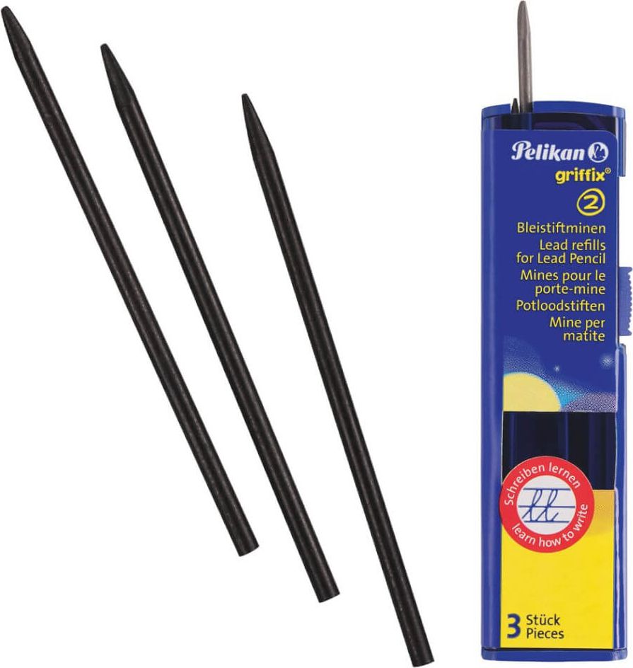 Pelikan Wkład grafit rysik do ołówka Griffix 3 szt.