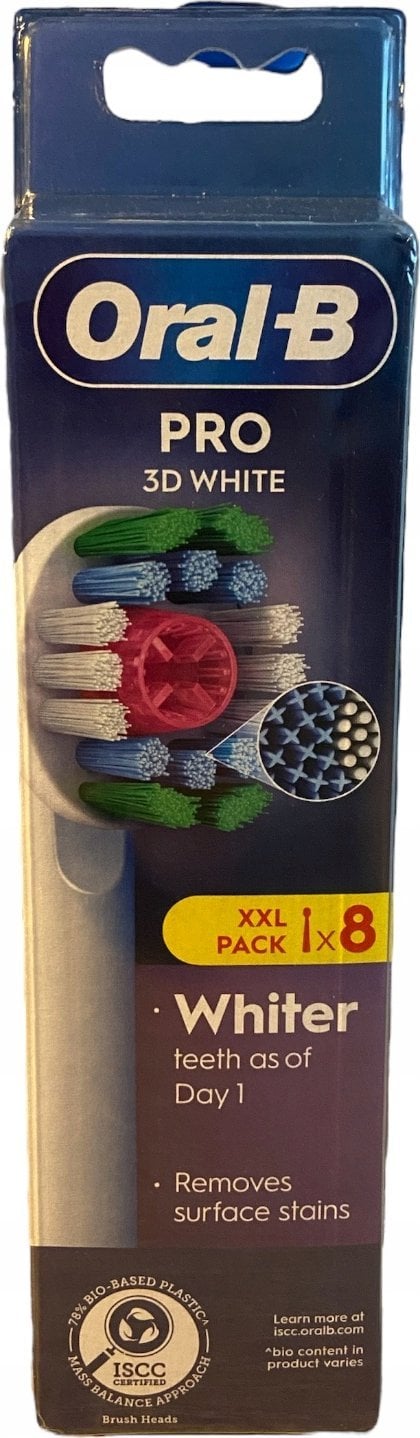 Końcówka Oral-B ORAL-B BRAUN KOŃCÓWKI EB18-8 WHITE3D