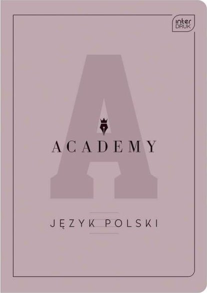 Interdruk Zeszyt w liniĘ jĘzyk polski a5 academy 60 kartek interdruk