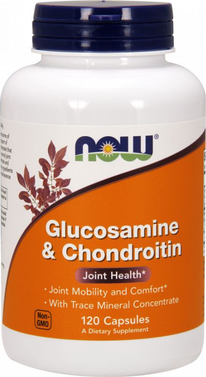 NOW Foods NOW Foods - Glukozamina i Chondroityna z Koncentratem Minerałów, 120 kapsułek
