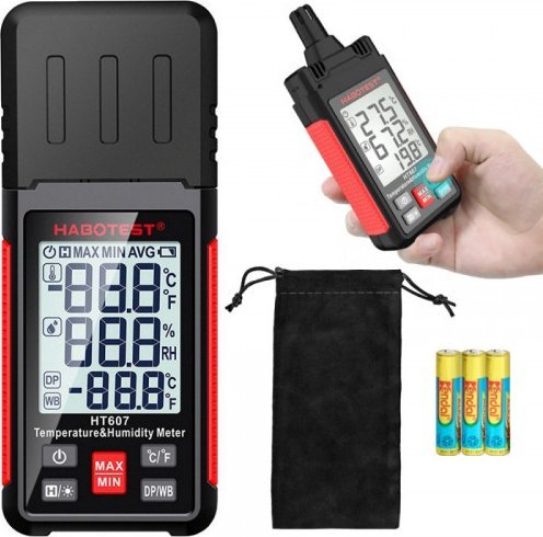 . Termo-higrometr Habotest HT607