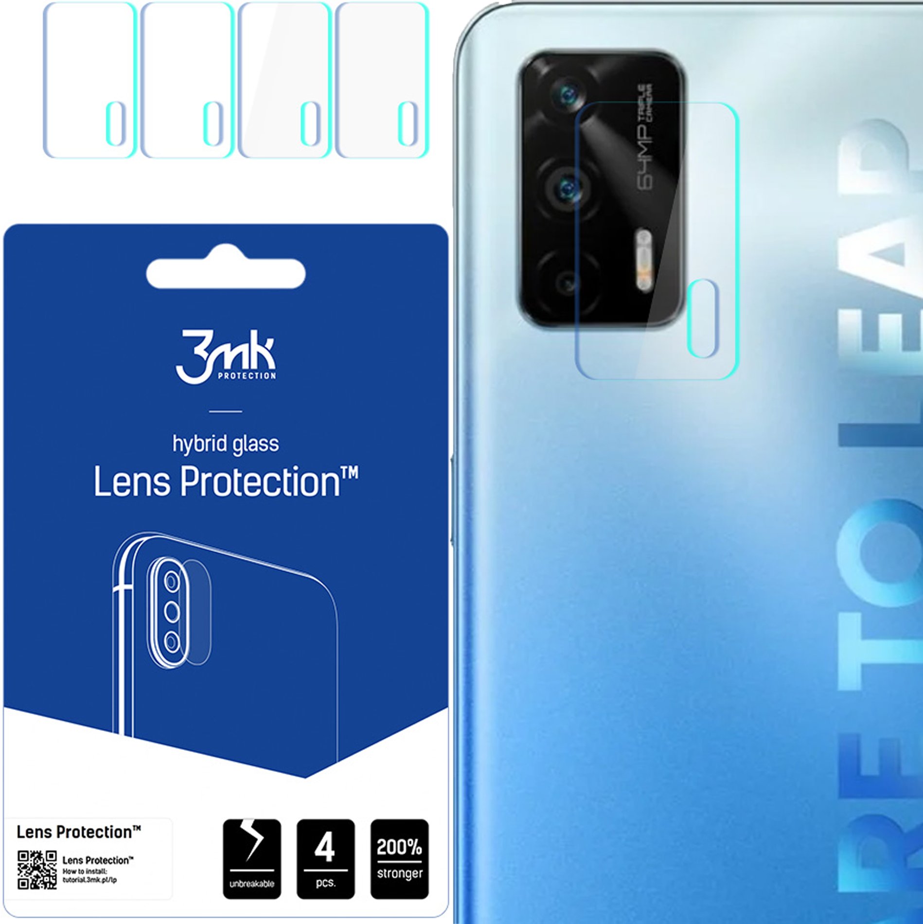 REALME Q3 PRO 5G - 3MK LENS PROTECTION