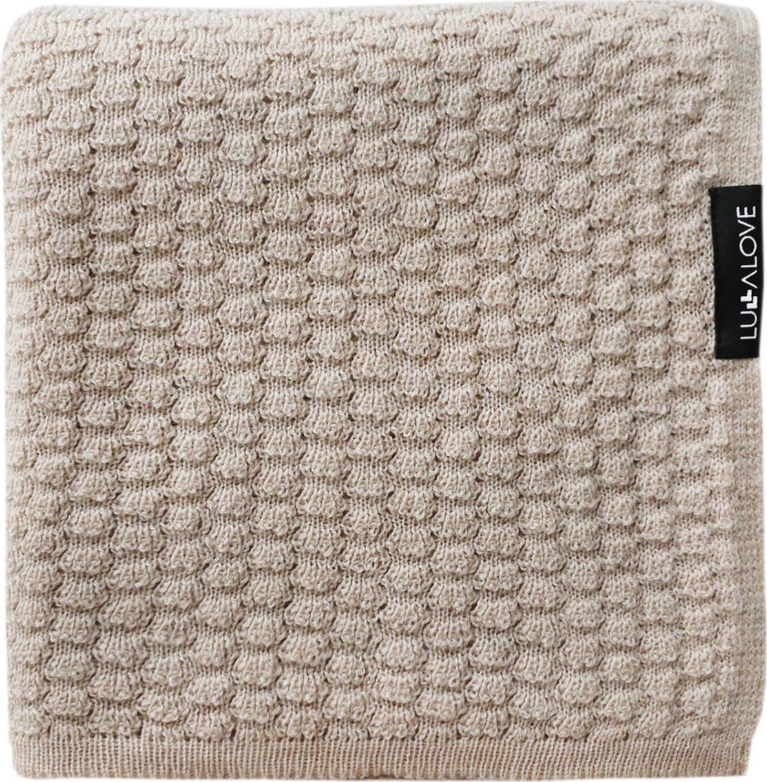 LullaLove Wełniany koc motylek beż Lullalove