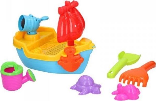 Eddy Toys Eddy toys - Zestaw zabawek do piaskownicy 10 el. Statek