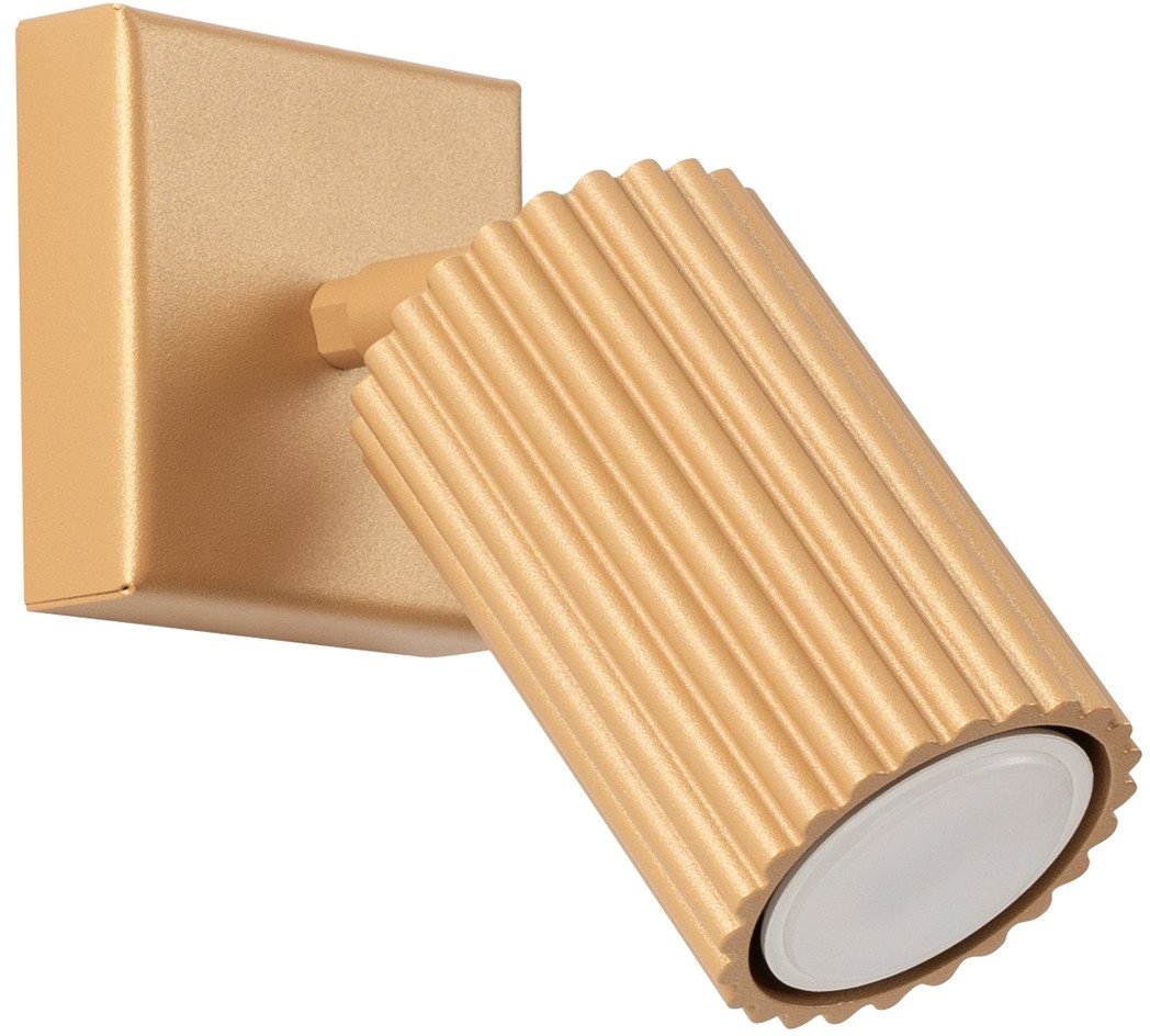 Kinkiet Sollux Lighting Kinkiet Karbon Złoty Gu10 Max 10W Ledw