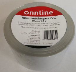 Onnline Taśma izolacyjna PVC 33m x 30mm - 1011010