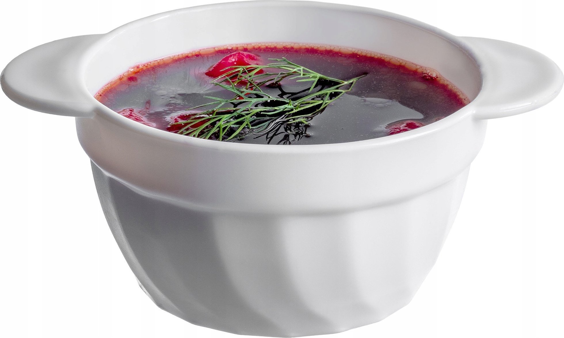 Kadax Bulionówka 650ml Flaczarka Biała Miska Do Zupy