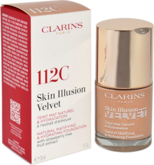Clarins CLARINS SKIN ILLUSION VELVET FOUNDATION 112C 30ML
