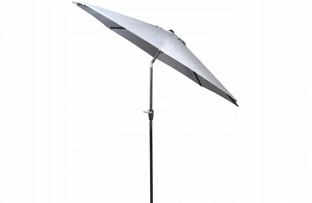 Garden umbrella on the side arm, foldable