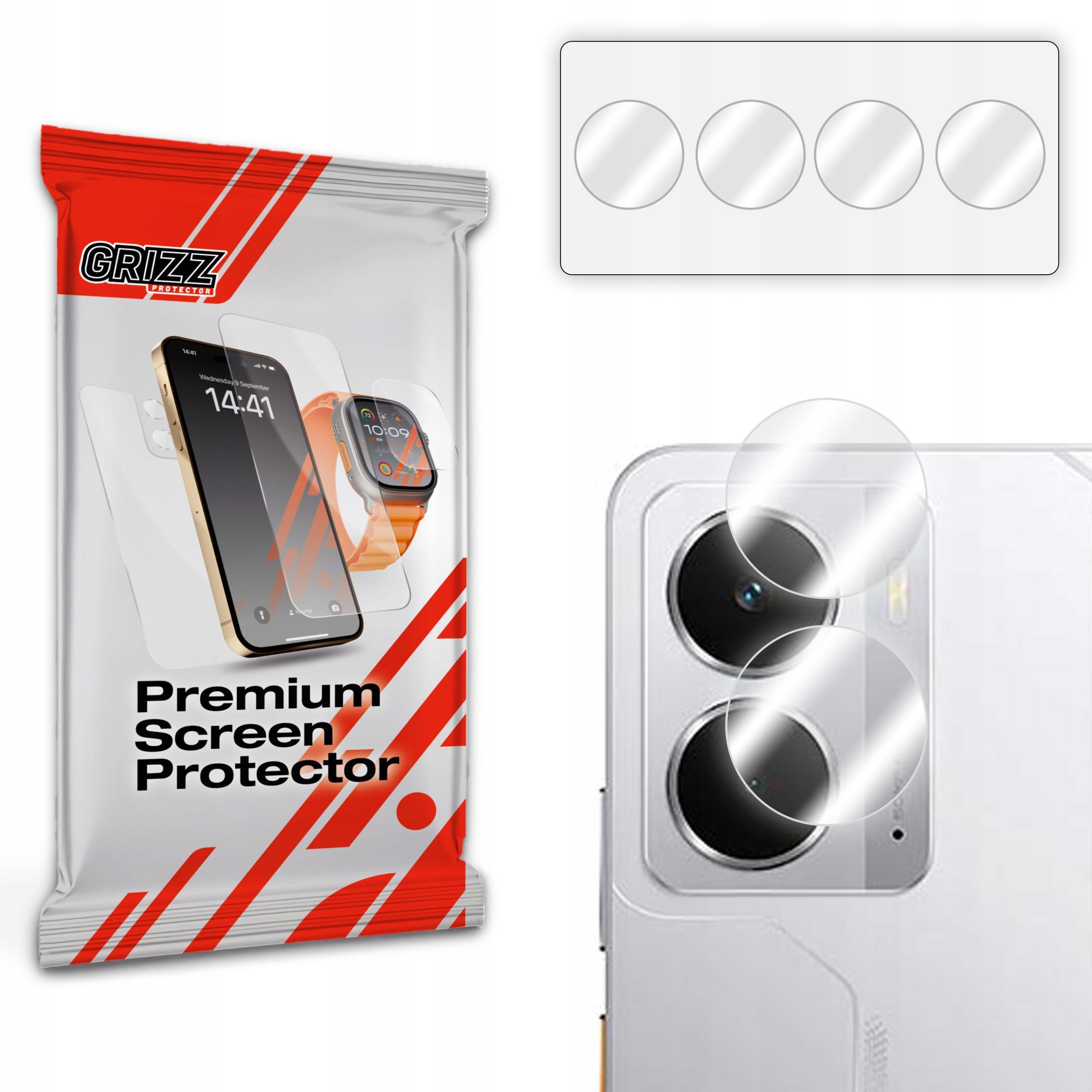 Szkło na aparat GrizzGlass HybridGlass Camera do Realme Neo7x