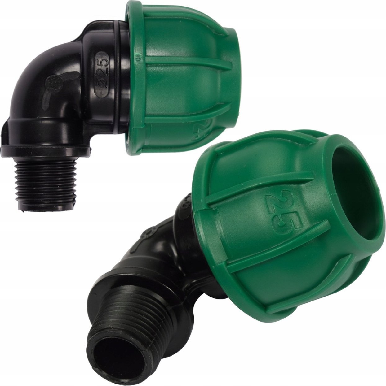 Toya FLO KOLANKO DO RUR PE 90st. 25mm x GZ 1/2" DO INSTALACJI WODNYCH