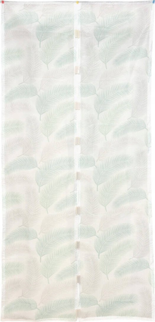 ProGarden Moskitiera na drzwi balkonowe, 220 x 50 cm, liście, 2 sztuki